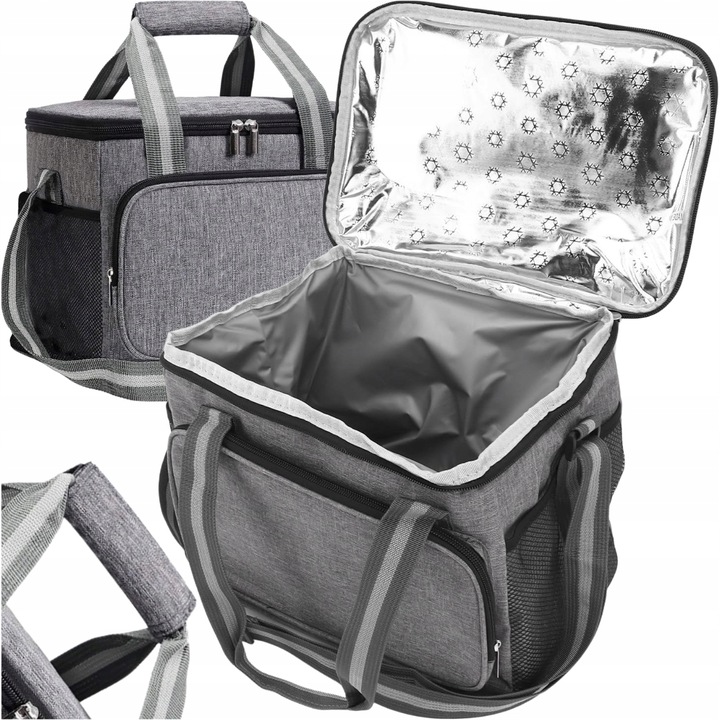 Torba Termiczna ŚNIADANIOWA duża na śniadanie jedzenie napoje LUNCH BOX