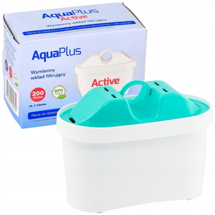 Filtr Aquaplus Active wkład do dzbanka filtrującego wodę 10 szt.