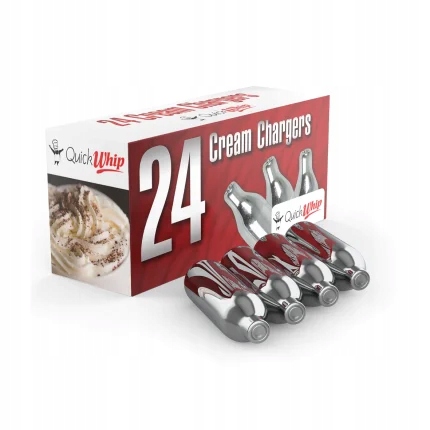 Naboje do syfonu do bitej śmietany N2O nitro podtlenek azotu QUICK WHIP 24x