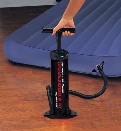 Pompka Ręczna Tłokowa Dwukierunkowa Do Materacy Double Quick III INTEX