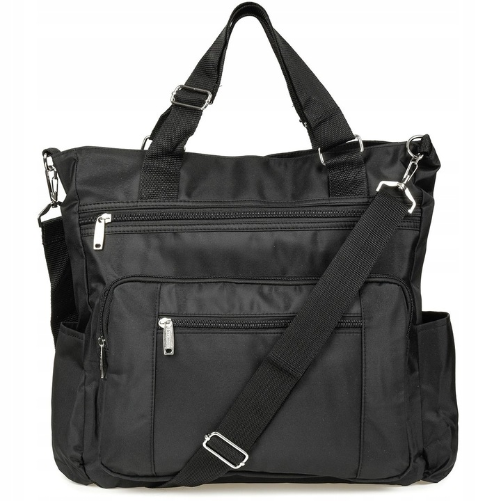 Torebka damska materiałowa shopperka lekka duża A4 na ramię torba Beltimore