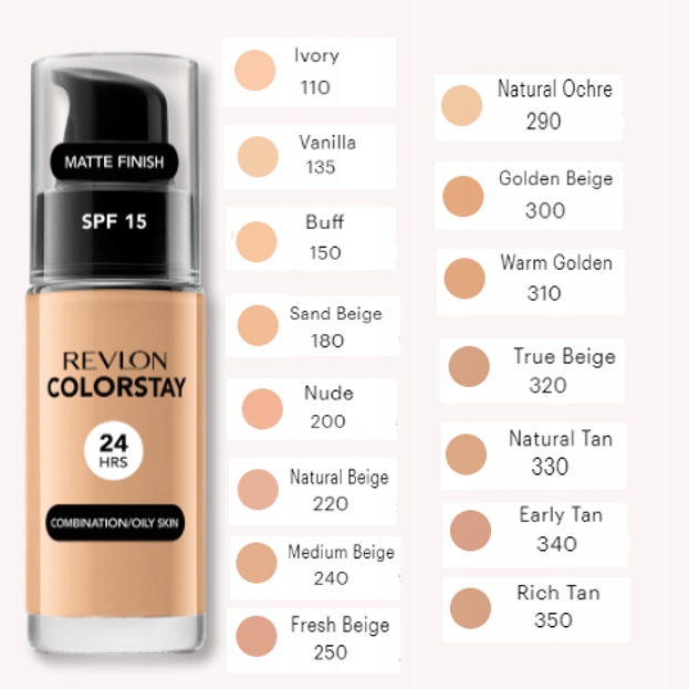 REVLON COLORSTAY 330 NATURAL TAN Podkład Fluid do twarzy