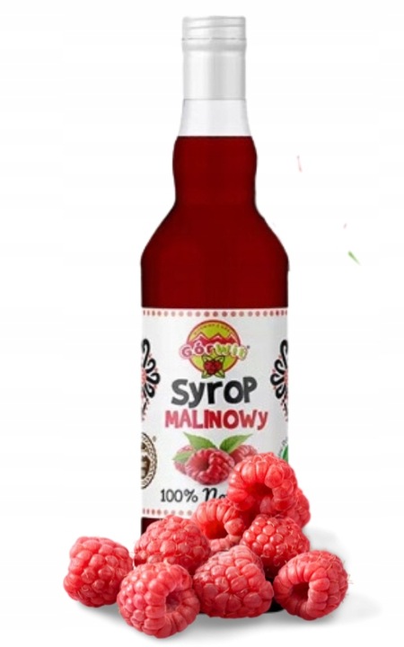 Syrop Malinowy 500 ml 100 % Naturalny