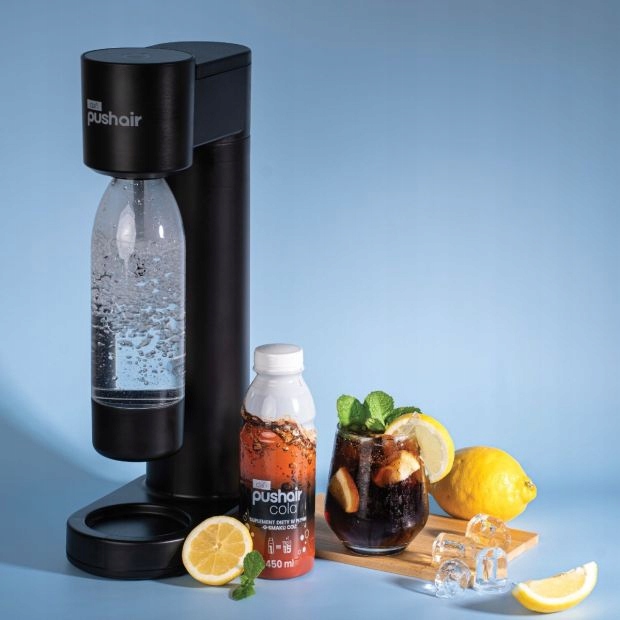 Saturator PushAir Dafi+ Nabój CO2+ 2x Butelka 0,7+2x Bidon Shape T