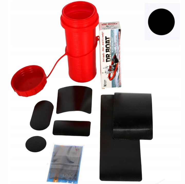 ZESTAW NAPRAWCZY NA PONTON SUP KAJAK MATERAC KLEJ ŁATKI SIATKA *HIT*