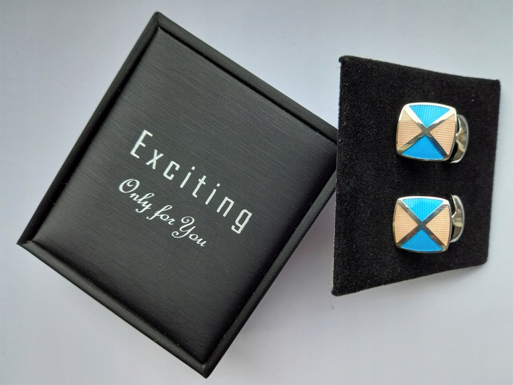 Modne spinki do mankietów Exciting Piękny Rower