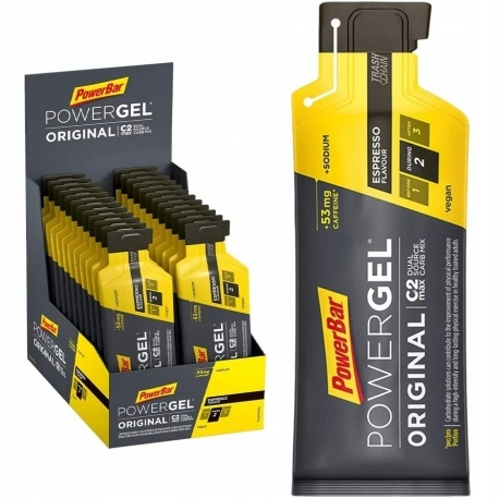 PowerBar PowerGel Original 24x41 Paczka żeli Espresso Kawowy