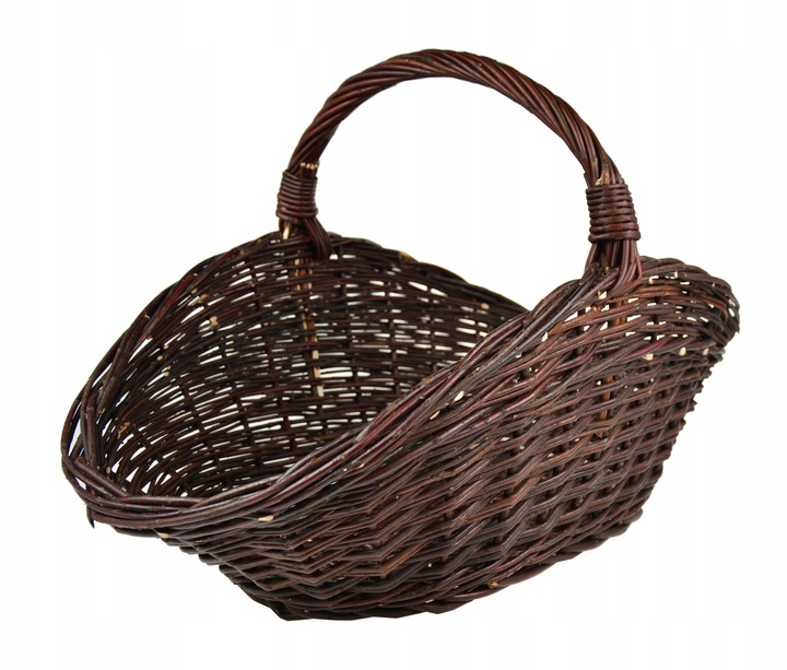 Wiklinowy KOSZ NA PIKNIK koszyk do kominka