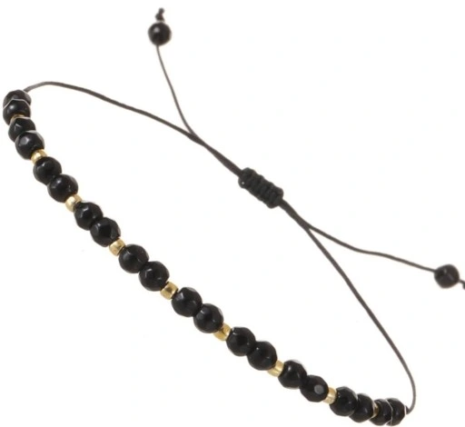 BRANSOLETKA DAMSKA DROBNE KORALIKI Z NATURALNEGO AGATU