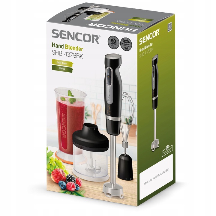 Blender Ręczny Sencor SHB 4379WH 800W TURBO