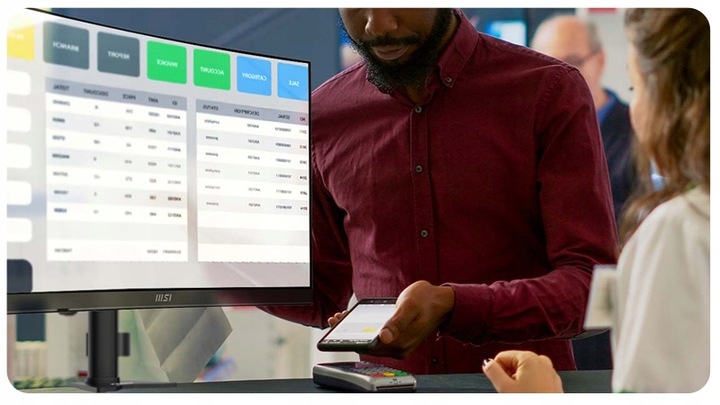 Monitor zakrzywiony 23,6" MSI MP2412C | 1920x1080 FHD | VA | 100Hz | 1ms |