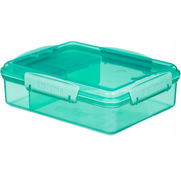 ŚNIADANIÓWKA POJEMNIK lunchbox z Przegródkami snack duo 975ml to-go Sistema