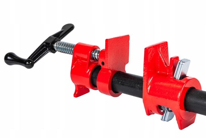 4x ŚCISK STOLARSKI RUROWY BEZKOŃCOWY NA RURĘ 3/4" ZACISK MONTAŻOWY IMADŁO