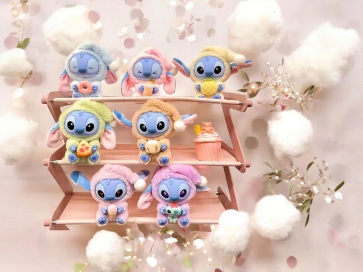 BRELOCZEK STICH ZABAWKA PLUSZAK SKRZYNKA FIGURKA BRELOK DO PLECAKA MASKOTKA