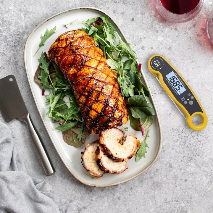 TERMOMETR KUCHENNY CYFROWY DO MIĘSA ŻYWNOŚCI NA GRILL SZPILKOWY LCD -50°C +