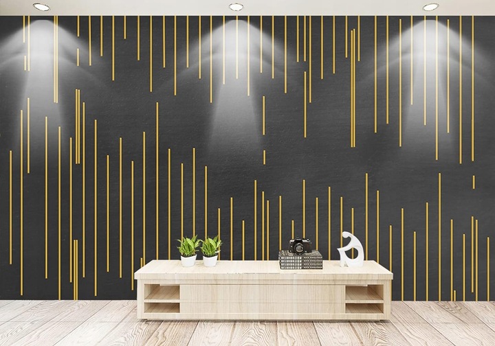 Listwa ozdobna dekoracyjna złota na ścianę do mebli samoprzylepna ścienna