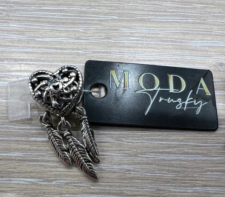 Charms Łapacz Snów Sny Serca S925 MODA TRUSKY