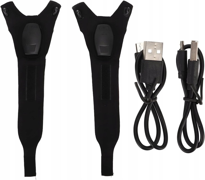 RĘKAWICZKI LED USB RĘKAWICZKI Z LATARKĄ LED ŚWIECĄCE RĘKAWICE ładowane USB