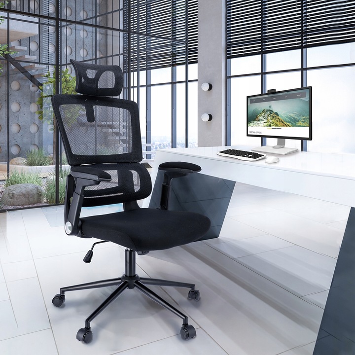 FOTEL biurowy ERGONOMICZNY obrotowy nowoczesny