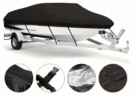 Pokrowiec Na Łódkę Gruba Duża Plandeka Łódź Motorówkę Ponton Kajak 7x2.9m
