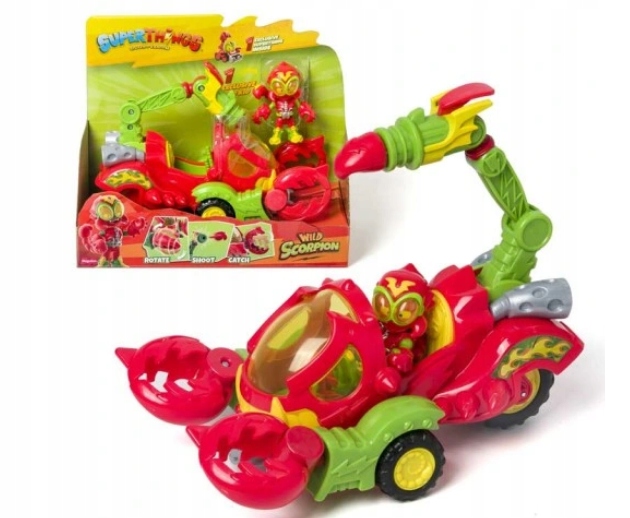 SUPERTHINGS Super Things Zings Zestaw Pojazd Wild Scorpion z Kid Skorpilot