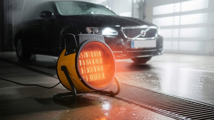 Termowentylator nagrzewnica elektryczna ceramiczna farelka cichy grzejnik