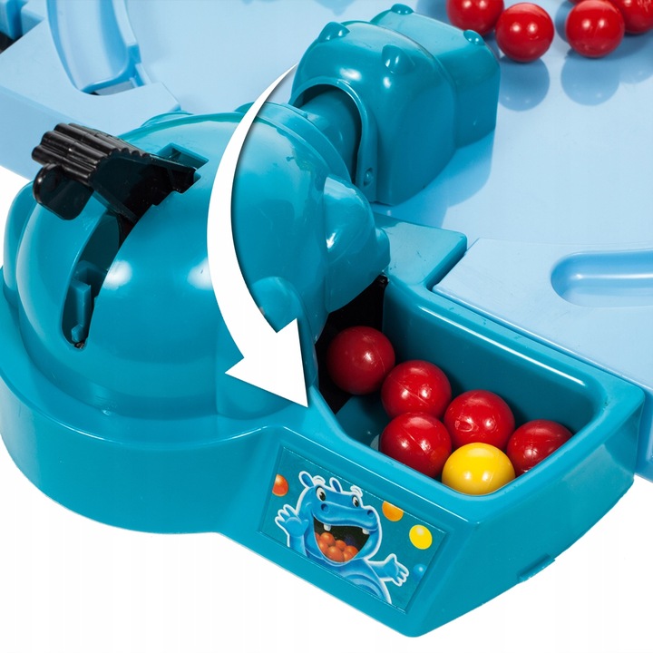 GRA ZRĘCZNOŚCIOWA DLA 4 OSÓB GŁODNE HIPCIE HIPOPOTAM DLA DZIECI RODZINNA