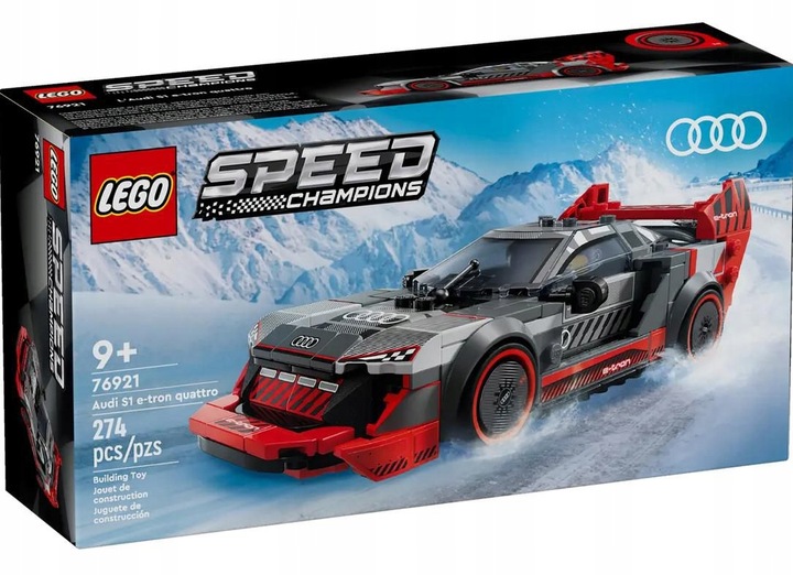 LEGO Speed Champions 76921 Samochód Wyścigowy Audi S1 E-tron Quattro Auto