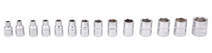 ZESTAW KLUCZY NASADOWYCH NASADKI TORX BITY 38 1/4" KLUCZE NASADOWE