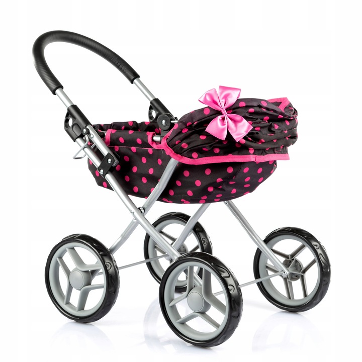 KINDERPLAY WÓZEK DLA LALEK GŁĘBOKI GONDOLA SKŁADANY DASZEK