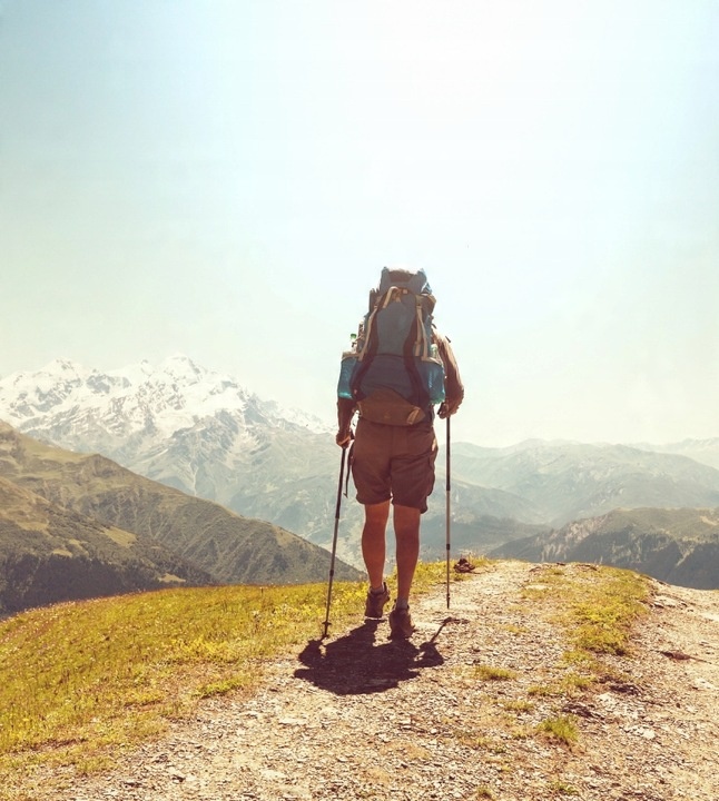 KIJE TREKKINGOWE SKŁADANE REGULOWANE KIJKI W GÓRY TURYSTYCZNE NORDIC WALKIN