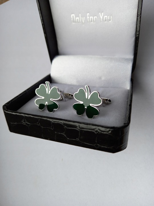 Spinki do mankietów EXC Koniczynka dla Maturzysty