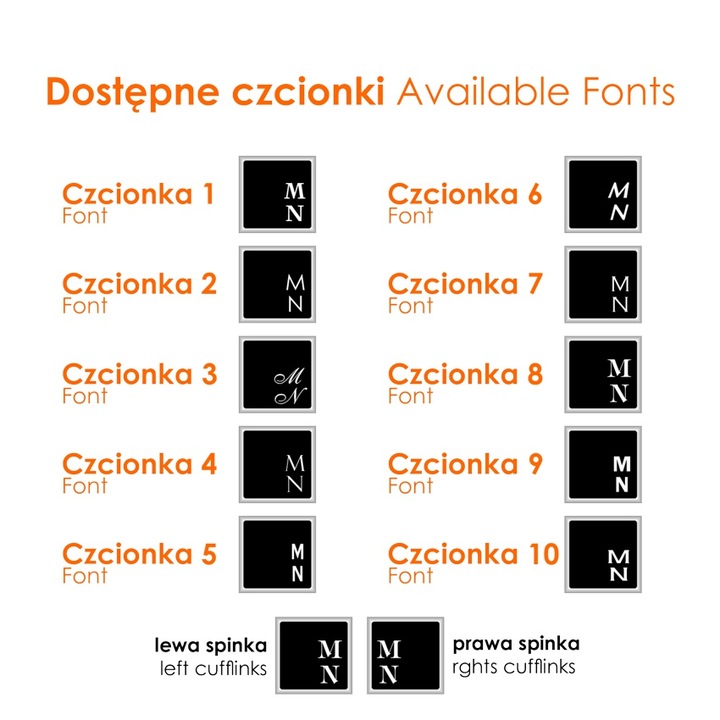 Prezent z grawerem | Spinki do koszuli złote