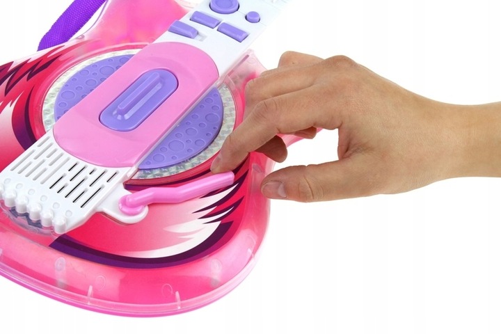 Gitara Rockowa Elektryczna Świecąca Okulary z Mikrofonem dla Dzieci