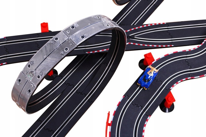 7-metrowy Tor wyścigowy dla dzieci 3-8 + Funkcja zmiany prędkości + 2 autka