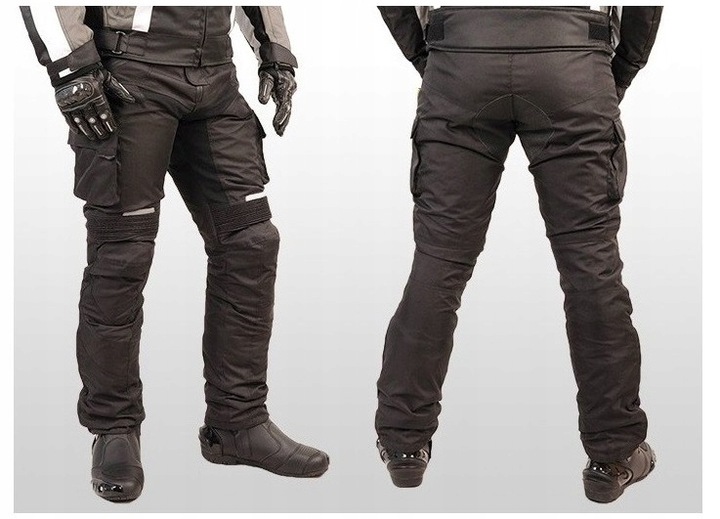 SPODNIE MOTOCYKLOWE TEKST. TURYSTYCZNE STM019