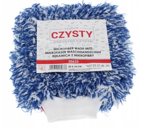 Rękawica do mycia samochodu niecieska CZYSTY