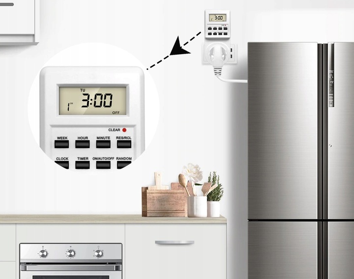 PROGRAMATOR WŁĄCZNIK WYŁĄCZNIK CZASOWY TIMER