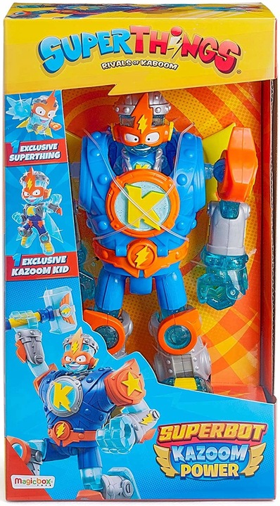 SUPER THINGS ROBOT SUPERBOT KID KAZOOM POWER 15 CM