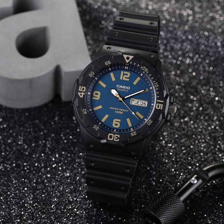 Zegarek CASIO dla chłopca DZIECIĘCY cyfry datownik +BOX +TOREBKA +GRAWER