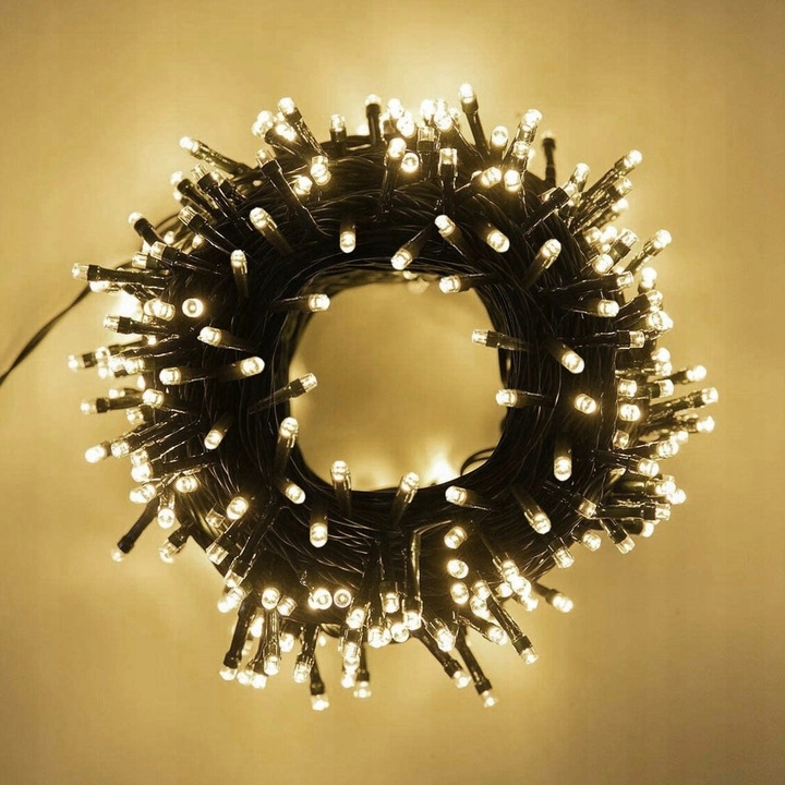 Lampki choinkowe LED 1000 ciepłe białe 72m IP44 zewnętrzne wewnętrzne