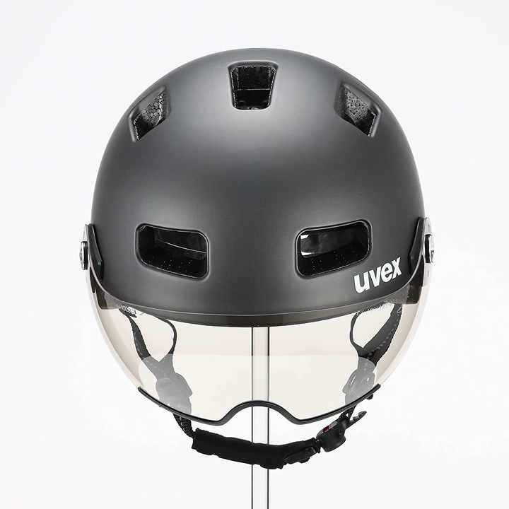 Kask Uvex Rush Visor srebrny r. 55-58 cm