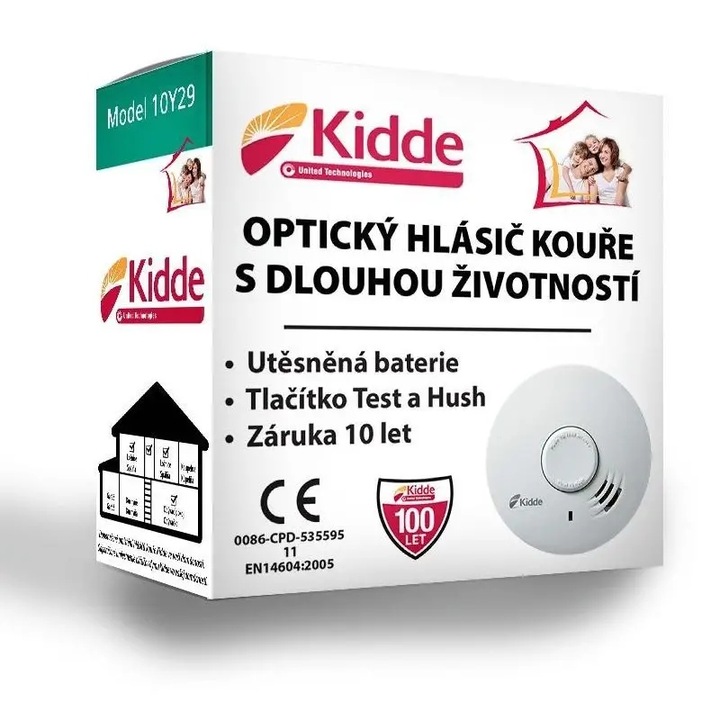 Czujnik przeciwpożarowy dymu KIDDE 10Y29