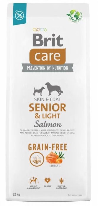 BRIT CARE Senior & Light Salmon 12kg