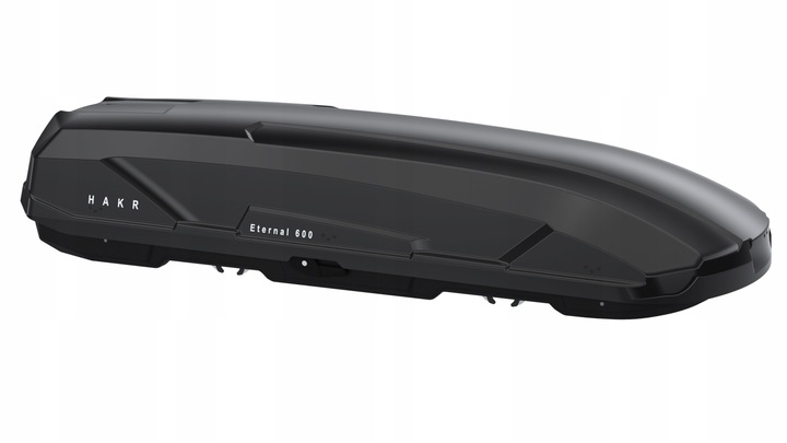 BAGAŻNIK DACHOWY BOX BOKS KUFER HAKR ETERNAL 600 Litrów CZARNY POŁYSK