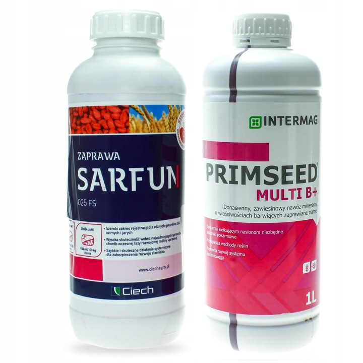 SARFUN 025 FS 1L ZAPRAWA GRZYBOBÓJCZA ZBOŻA + PRIMSEED 1L NAWÓZ DONASIENNY