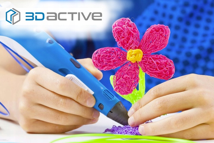 WKŁADY DO DŁUGOPISU 3D PEN MEGA ZESTAW DLA DZIECI PLA FILAMENTY 40x5m 200 m