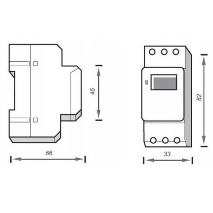 PROGRAMATOR CZASOWY NA SZYNĘ DIN CYFROWY TYGODNIOWY TIMER ELEKTRONICZNY LCD