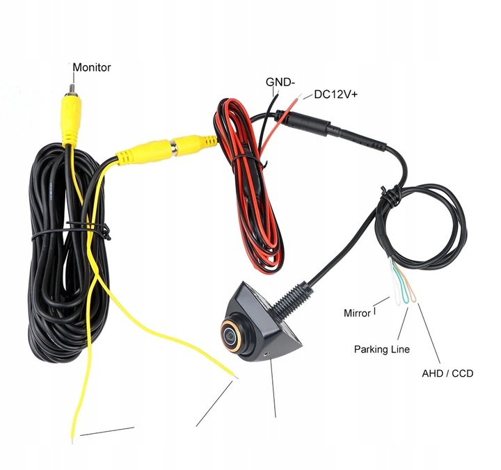 KAMERA COFANIA METAL AHD/CVBS 720P OBROTOWA 360 STOPNI LINNIE FISHEYE