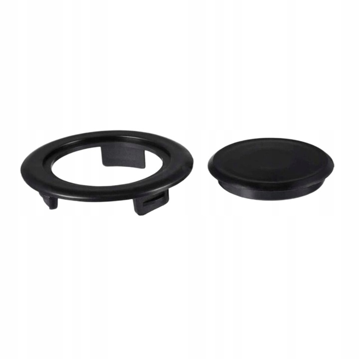 Patio Table Umbrella Hole Ring and Cap Set Umbrella Hole Ring Plug Black
